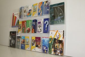 brochure holders and displays